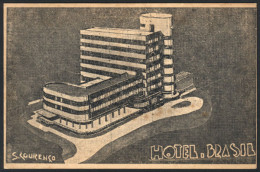 BRAZIL: SAO LOURENCO: Hotel Brasil, Dated 1936, With Small Hole. - Sonstige & Ohne Zuordnung