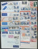 FRANCE: 23 Airmail Covers Sent To Argentina Between 1930 And 1950 With Attractive Postages, Very Varied, But ALL WITH DE - Other & Unclassified