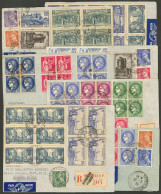 FRANCE: 7 Registered Airmail Covers Sent To Argentina In 1939 With Spectacular Postages, Very Fine Quality! IMPORTANT: P - Sonstige & Ohne Zuordnung