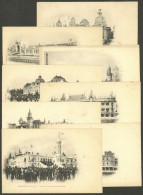 FRANCE: Exposition Of Paris Of 1900, 8 Postcards With Splendid Views, One With Defects, The Rest Of VF Quality, Low Star - Sonstige & Ohne Zuordnung