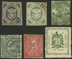 GUATEMALA: Small Lot Of Old Revenue And Postage? Stamps, Very Interesting - Guatemala