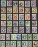 GUATEMALA: CANCELS: Lot Of Postally Used "Quetzals", Very Nice Cancels, Most Of Fine To Very Fine Quality!" - Guatemala