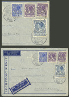 NETHERLANDS: PERFINS: Airmail Cover Sent To Argentina On 23/JUN/1939 Franked With 1.72½G., With The 3 Stamps Of Low Face - Andere & Zonder Classificatie