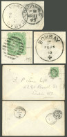 INDIA: Cover Sent To London On 20/FE/1893, Very Fine Quality! - Andere & Zonder Classificatie