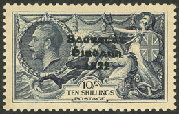 IRELAND: Sc.79b, 1927/8 10s. Dark Blue, Mint, Very Attractive! - Andere & Zonder Classificatie