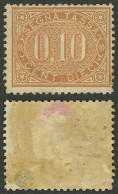 ITALY: Sc.J2, 1869 10c. Mint Part Original Gum, Very Nice Example, Good Opportunity! - Unclassified