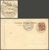 ITALY: 22/AP/1906 Special Postmark Of The "VI International Postal Congress" In Roma, On Unused Postcard, Excellent Qual - Sin Clasificación