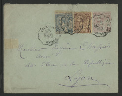 N° 13 + 14 Sur Env. Entier Postal 15 Ct Rose Albert 1er Obl. C. à D. Convoyeur PRINCIPAUTE DE MONACO En 1896 Voir Suite - Lettres & Documents