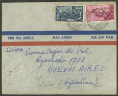 ITALY: 15/JUL/1949 Torino - Argentina, Airmail Cover With Very Good Postage Of 400L., Arrival Backstamp, The Envelope Wi - Ohne Zuordnung