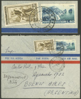 ITALY: 1/FE/1954 Torino - Argentina, Airmail Cover Franked With 260L. Including The 200L. "Italia Al Lavoro", VF Quality - Ohne Zuordnung