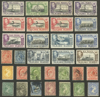FALKLAND ISLANDS: Interesting Lot Of Old Stamps, Almost All Used, There Are Interesting Cancels! It Includes Good Values - Falklandinseln