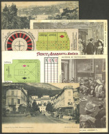 MONACO: 4 Old Postcards Topic Casino + 2 With Views Of Montecarlo, VF General Quality. IMPORTANT: Please View All The Ph - Other & Unclassified