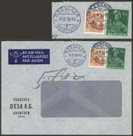 SWITZERLAND: DATE ERROR Or Trip To The Past?: Airmail Cover Sent From Grenchen To Argentina Franked With 1.10Fr. With Po - Other & Unclassified