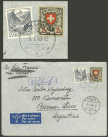 SWITZERLAND: 5/JA/1940 Thun - Argentina, Airmail Cover Sent By "Air France Via Natal" Franked With 2.40 Fr. Including Sc - Sonstige & Ohne Zuordnung