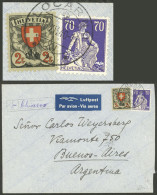 SWITZERLAND: 10/DE/1940 Locarno - Argentina, Airmail Cover Sent By "Chiasso (LATI)" Franked With 2.70 Fr. Including Sc.2 - Sonstige & Ohne Zuordnung