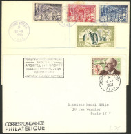 T.A.A.F.: 2 Covers Posted In 1959 (from Terre Adelaide To Inglaterra) And 1962 (from Crozet To Paris), Very Nice, Low St - Sonstige & Ohne Zuordnung