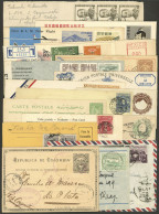 WORLDWIDE: 16 Covers, Cards Etc Of Years 1896 To 1958, Several Are Very Attractive. We Also Include An Old Cover Front O - Vrac (max 999 Timbres)