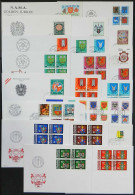 WORLDWIDE: TOPIC COATS OF ARMS: 22 FDCs Of Various Countries, Excellent Quality! - Mezclas (max 999 Sellos)