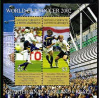 #9073 GRENADA GRENADINES SPORTS SOCCER FOOTBALL WORLD CUP 2002 S/S YV BL 547 MNH - 2002 – Zuid-Korea / Japan