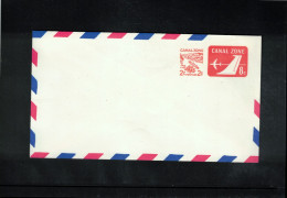 Canal Zone Interesting Postal Stationery Letter Never Used - Kanalzone
