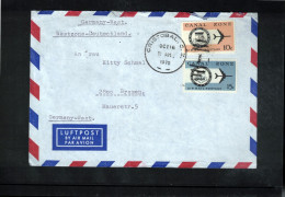 Canal Zone 1970 Interesting Airmail Letter To Germany - Kanalzone