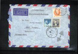 Canal Zone 1968 Interesting Airmail Letter To Germany - Canal Zone