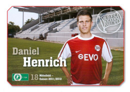 AK Daniel Henrich Offenbacher Kickers 11-12 OFC Offenbach Am Main EFC Kronberg Im Taunus FSV Frankfurt Hessen Dreieich - Autogramme