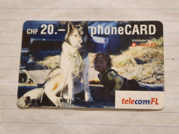 LIECHTENSTEIN-(LI-29A)-Husky With Child-(87)(430-995-7648-9295)(20CHF)-(04/05)(30993353)-tirage-100.000-used Card - Liechtenstein