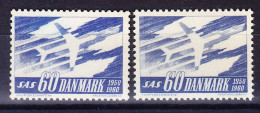 DANEMARK, YT 396/96a  ** MNH,  (8B634) - Unused Stamps