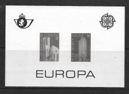 BELGIQUE 1987 FEUILLET ARCHITECTURE-EUROPA 1987 EN NOIR ET BLANC YVERT N°2251/2252 NEUF MNH** - 1987