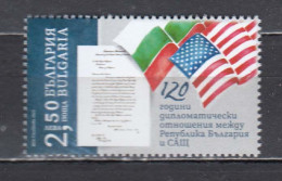 Bulgaria 2023 - 120 Years Of Diplomatic Relations Between Bulgaria And The USA, 1 V., MNH** - Neufs