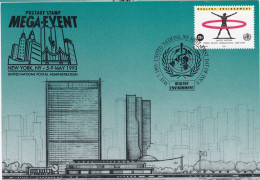 Nations Unies N.Y.  1993 YT 632 Carte Postale Oblitéré 1er Jour - Cartes-maximum