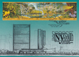 Nations Unies N.Y.  1993 YT 645 à 648 Carte Postale Oblitéré 1er Jour - Tarjetas – Máxima
