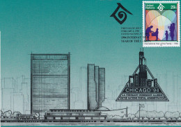 Nations Unies N.Y.  1994 YT 649 Carte Postale Oblitérée 1er Jour - Cartoline Maximum