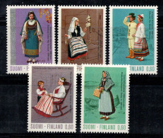 Finlande 1973 Mi. 733-737 Neuf ** 100% Costumes Traditionnels - Unused Stamps