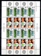 Grèce 1986 Mi. 1630-31 A Mini Feuille 100% Neuf ** Nature Et Environnement,Pélicans - Blocks & Sheetlets