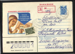 RUSSIA USSR Stationery ESTONIA USED AMBL 1387 KONGISSEPP Postal System Advertising - Non Classificati