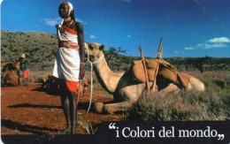 ITALY - URMET - I COLORI DEL MONDO - AFRICA - KENYA - CAMEL - 258 Ex 1756 - MINT - Openbare Reclame