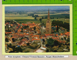 STEENVOORDE Vue Aerienne Generale De La Ville Autour De L'Eglise - Steenvoorde