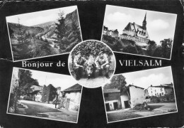 * Cpsm - Bonjour De VIELSALM - Multivues - Chasseurs Sangliers - Sanglier - Edit. DELVAUX - NELS - Vielsalm