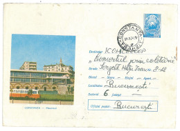 IP 73 A - 01123 BUS, CONSTANTA, Romania - Stationery - Used - 1973 - Busses