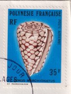 Polynésie Française 1977 - Poste Aérienne YT 116 (o) Sur Fragment - Oblitérés