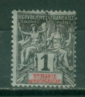 FC - Sainte Marie De Madagascar  Poste YT N° 1 Neuf * - Unused Stamps