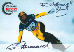 Autogramm 100 Jahre Pirelli Reifenwerke AK Snowboarderin Sandra Sandy Farmand St.Tönis Tönisvorst Snowboardcross Olympia - Autographes