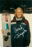 Autogramm Foto Snowboarderin Ursula Fingerlos Smith Mauterndorf St. Michael Im Lungau Salzburg Österreich Olympionikin - Autógrafos