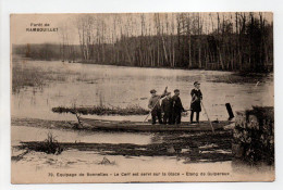 - CPA Forêt De RAMBOUILLET (78) - Équipage De Bonnelles 1936 - Le Cerf Est Servi Sur La Glace - Étang De Guipereux - - Rambouillet