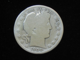 ETATS-UNIS - Barber Half Dollar 1900 **** EN ACHAT IMMEDIAT **** - 1892-1915: Barber