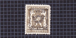 1939 Nr PRE430(*) Zonder Gom:hoektand Ontbreekt.Klein Staatswapen:10c.Opdruk I-VII-39 / 30-VI-40. - Typos 1936-51 (Kleines Siegel)