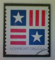 United States, Scott #5756, Used(o), 2023, Non-Profit Organization 'Stars And Bars', (5¢), Red, White, And Blue - Used Stamps
