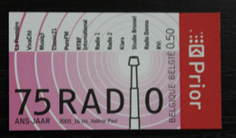 3415 'Radio 75 Jaar' - Ongetand - Côte: 10 Euro - 2001-…